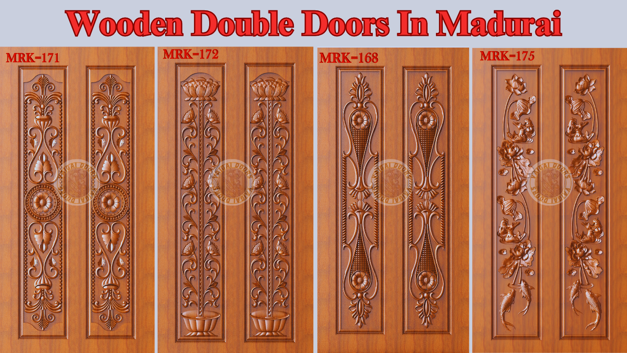 Wooden Double Doors in Madurai