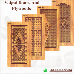 Embossed Teak Wood Doors