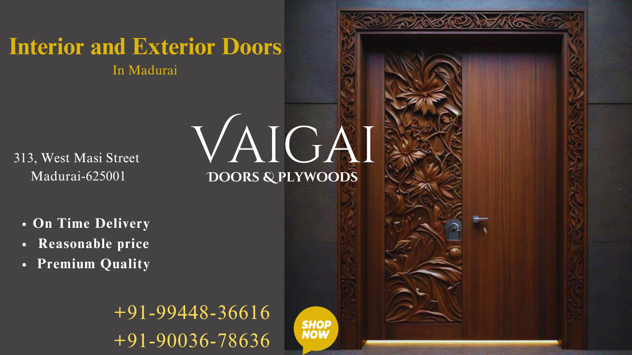 Interior And Exterior Doors In Madurai